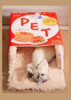 Cama Para Gato Y Perro Rectangular Caja De Seguridad Universal Para Todas Las Estaciones Cubierta De Peluche Confort Para Mascotas - details 2