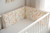 LALA - Ropa de Cama para Cuna de Bebe recién nasido, Valla anticolisión, de conejo Flor, surface AA, 30*30*6, Pieza completo, Lavado - details 4