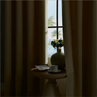 Cortinas De Un Pie De Color Sólido Y Moda Para Bloquear La Luz Y Proteger La Privacidad Adecuadas Para Dormitorio Sala De Estar Cocina - details 7