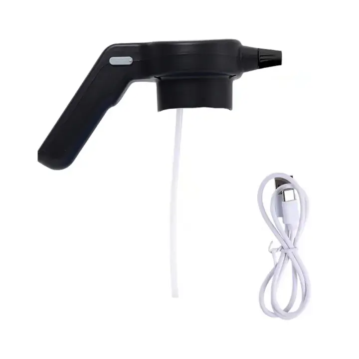 Riega Eléctrico Doble Modo Recargable Para Jardín Y Flores Multifuncional Para Limpieza De Cabello Y Hogar Negro Tamaño 120x220mm - 1