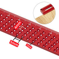 Regla De Calibración Cruzada De 6.3 Pulgadas Para Carpintería Precision Regla De Marcado Y Medición De Aluminio Herramienta De Altura - details 4
