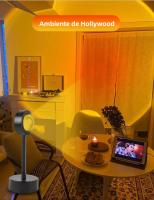Lámpara De Puesta De Sol USB Proyector De Ambiente Para Decoración De Habitaciones Y Salones Luz Nocturna Para Bar Y Fotografía - details 6