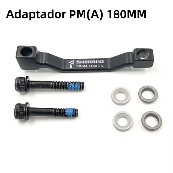 Adaptador De Freno De Disco SM MA F180P/P2 Montaje En Poste (Frontal) 180mm Para Bicicleta Sistema De Freno Disc Hybridico - 1