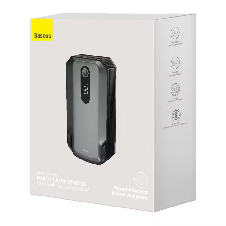 Arrancador de Coche Baseus Power Bank 2000A 20000mah Negro - 1