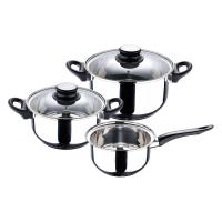 Bateria de cocina 5 piezas SAN IGNACIO Palma de acero inoxidable apta para inducción - details 0