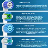 Cabezales De Repuesto Para Bocadillo Oral B 16 Piezas Compatible Con Oral B Pro1000 Pro3000 Pro5000 Pro7000 Para Adultos - details 1