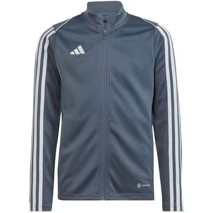 Sweatshirt adidas Tiro 23 League Training Jr HS3523 – Otra versión de la sudadera Tiro 23 League Training Jr, con capucha ajustable y materiales técnicos que brindan confort en entrenamientos exigentes. - 1