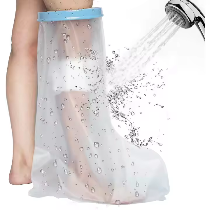 Funda para esmayola de Pierna, protector para esmayola de pierna que Mantena Seco El Vendedor de Ducha, esmayola impermeable - 1