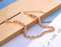 Pulsera De Acero Inoxidable Con Cadena De Enredado Para Hombres Y Mujeres Lokaer Estilo Hip Hop/Rock Plataforma De Fiesta Bangle B21138 - details 5