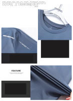 Camiseta De Verano Para Hombre Con Mangas Cortas Y Transpirable Deporte Ligera Y Rápida Secado Malla Elástica Y Fresca Para Exterior - details 4