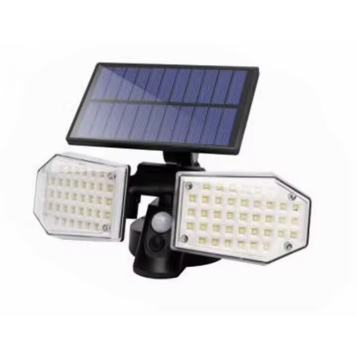 Gerimport Aplique Solar Exterior con Sensor 78 Leds - Iluminación Exterior - 1