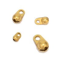 50-100pcs Aros De Acero Inoxidable Para Cadena De Bolas Dorada Con Conectores Y Cierre Para Fabricación De Pulseras Y Collares DIY - details 0