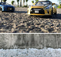 Coche De Deportes Nissan GTR De 1:32 En Escala Metálico Con Sonido Y Luz Vehículo De Juguete Colección Regalo Para Niños A297 - details 10