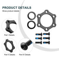 Adaptador De Hub Bicicleta 1 Set Conversión Boost 15x100mm a 110mm 12x142mm a 148mm Kit De Conversión Para Ruedas De Carretera Material De Aluminio - details 26