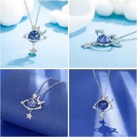 Collares Cósmico Estrella Y Luna Para Mujer Niña, S925 Plata Collar Star Moon Cosmic, Collar De Estrella Especial En El Universo - details 2