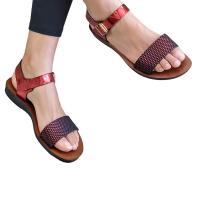 Sandalia de Mujer planas, Casual, Rojas, Verano, Suela Goma, Cómodas - details 1