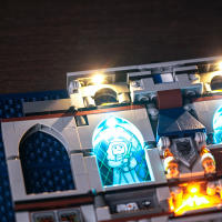 Luz LED Lazishi 76411 Para Bloques De Construcción Compatible Con Lego Sin Incluir Bloques Sólo Accesorios De Iluminación Para Banner De Casa Ravenclaw TM Adecuado Para Edad 6-12+ Unisex - details 10