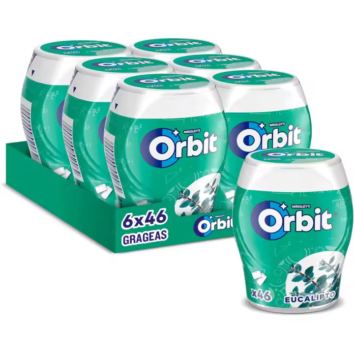 ORBIT 6 BOTES EUCALIPTUS 46uds por cada bote (en total 276uds) - 1