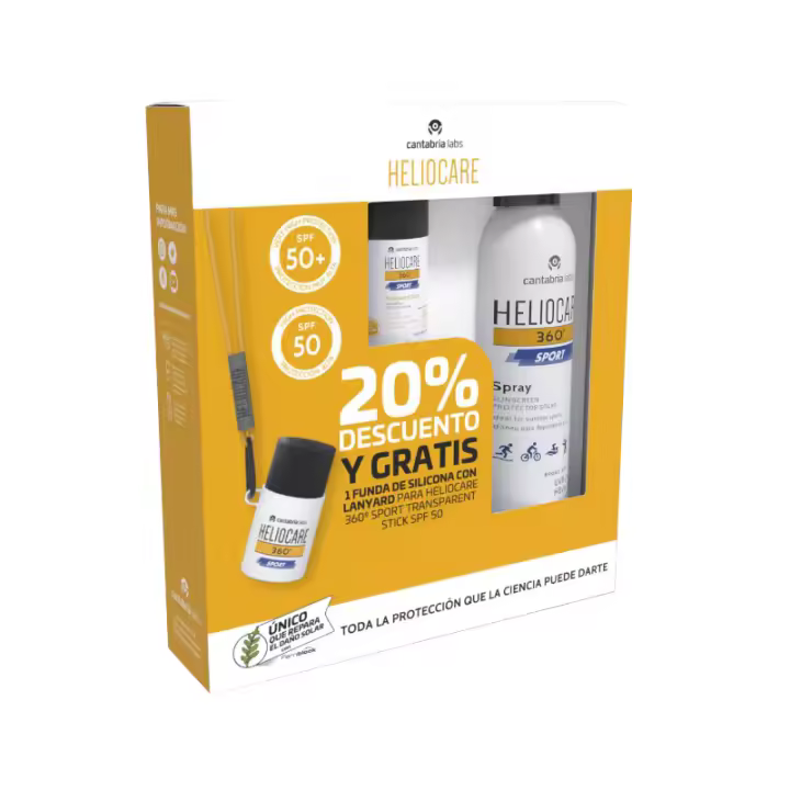 HELIOCARE 360 SPORT PACK STICK SPORT 25 GR + HELIOCARE 360 SPORT SPRAY 100 ML - 1