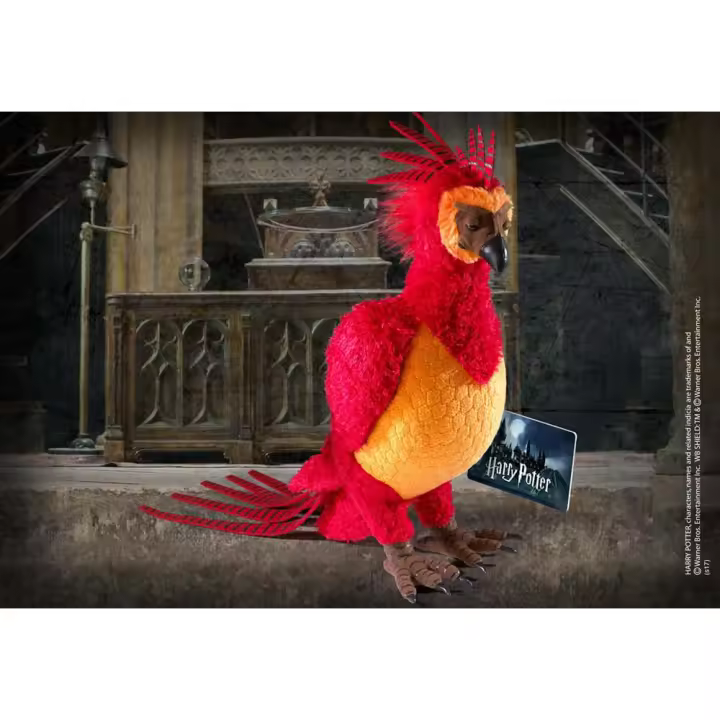 Peluche the noble collection harry potter fenix fawkes - 1