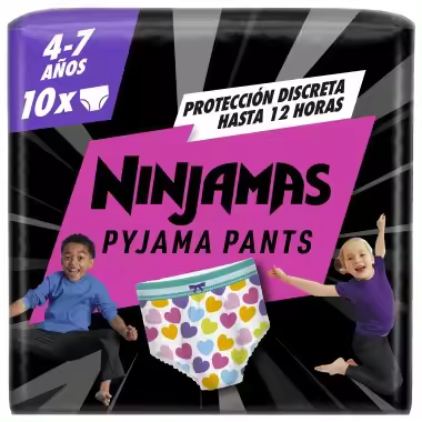 NINJAMAS Pyjama Pants para niña Corazón. Dodot Dodot - 1