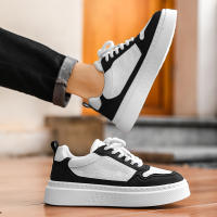 Zapatos Casuales Para Hombre De Cuero De Alta Calidad Comodidad Plataforma Antideslizante Zapatillas Deportivas Con Suela Gruesa Para Correr - details 17