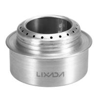 Mini Estufa De Alcohol LIXADA De Aleación De Aluminio Con Tapa Y Soporte Cruzado Portátil Para Camping Y Senderismo - details 16