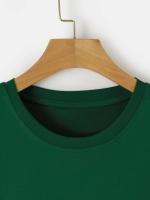 Camiseta De Verano Para Hombre 100% Algodón Cómodo Y Suelto Con Impresión De Sistemas Solares Y Planetas Cuello Redondo Manga Corta Top Transpirable - details 23