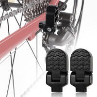 Pared De Bicicleta De Aluminio Para Montaña Y Carretera Pedales Traseros Plegables Antideslizantes Con Asiento De Pie Durable Y Ultraligero - details 7