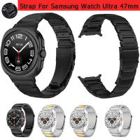 Correa De Acero Inoxidable Para Samsung Galaxy Watch Ultra 47mm Reemplazo Sin Gaps Compatible Con Samsung Galaxy Watch 7 Ultra 47mm Unisex - details 0