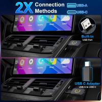 Adaptador inalámbrico Mini Android Auto y adaptador inalámbrico Carplay, adaptador inalámbrico Carplay 2 en 1 Para Carplay with Cable OEM Android Auto Car, adaptador inalámbrico CarPlay para iPhone IOS 10 +/Android 11 +, USB-C/USB - details 4