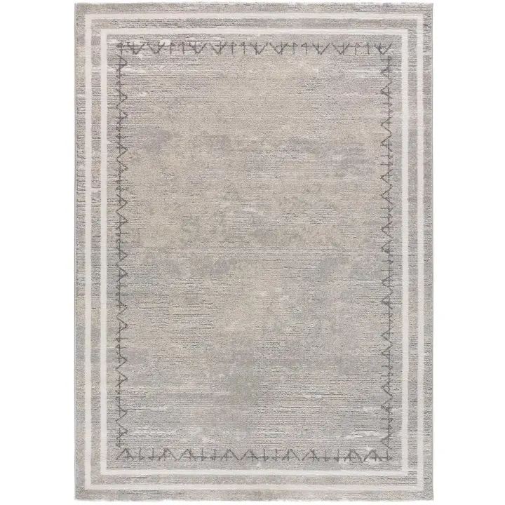 Alfombra interior de estilo abstracto en  plata - HL-IDENTITY 12507 | 80x150, 160x230, 200x300 cm - 1
