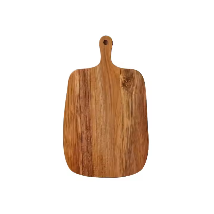 Tablero De Cortar De Madera Con Mano Para Pescado Queso Pan Postres Frutas Y Verduras Diseño Estilizado Duradero Y Seguro Para Alimentos - 1