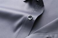 Camisa Polo Para Hombre 2025 Color Sólido Estilo Business Casual Verano Moda Transpirable Y Cómoda Manga Corta Material Poliéster - details 16