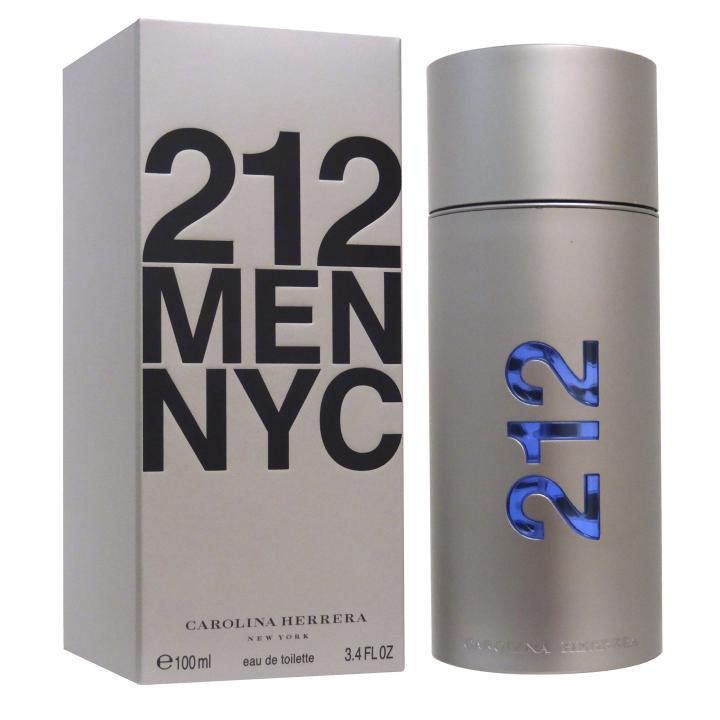 CAROLINA HERRERA - Eau de Toilette 212 Men para hombre, fragancia fresca y masculina en envase de 100 ml — oferta en Miravia