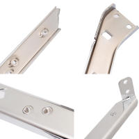 Soporte De Estuche De Silla Drag HD Para Harley Electra Glide Road Glide Road King Street Glide FLHX Tour Glide FLT En Cromo - details 8