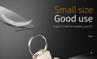 DM PD059 Mini Stick USB 3.0 Tipo C OTG 32GB 64GB Memoria Para Smart Phone Y Computadora Metal Sin Encriptación - details 0