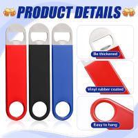 LMETJMA Abrebotellas De Acero Inoxidable Con Goma Plancha Resistente Para Bar Eco-amigable JT216 Unidad De Venta - details 1