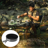 Funda De Acero Aluminio Plegable Para Camping Tamaño 8in / 7in Cocina Al Aire Libre Picnic Senderismo Sin Manija Plegable - details 4