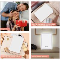 Espejo De Maquillaje Plegable Con 80 LEDs Ultra Delgado Pantalla Táctil Dimmer Recargable Por USB Portátil Para Viajes Y Maquillaje - details 4