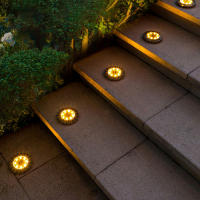 Lámpara Subterránea Solar LED Para Jardín Exterior Luz De Noche Impermeable Para Paisaje Vivienda De Villa Luz De Césped - details 8