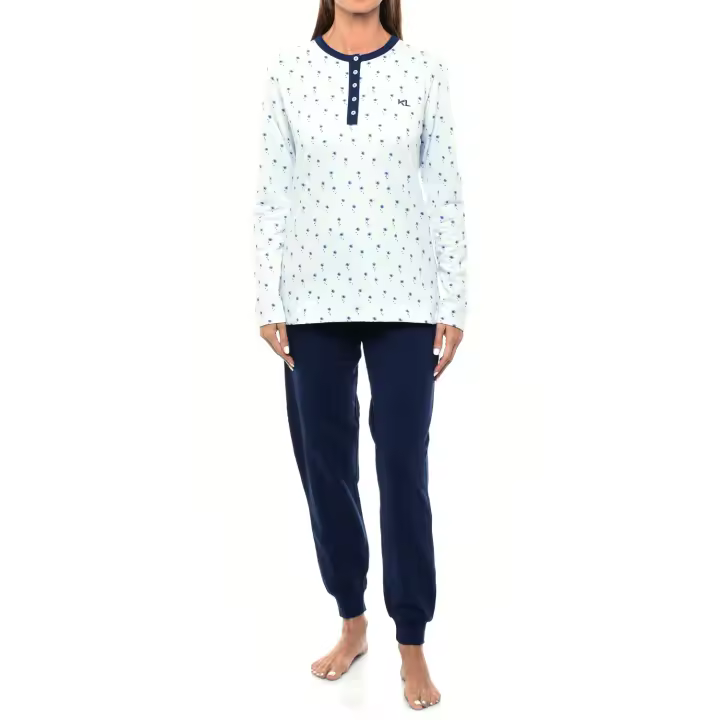 Kisses and Love-Pijama de Invierno Afelpado KLP2 para Mujer - 1