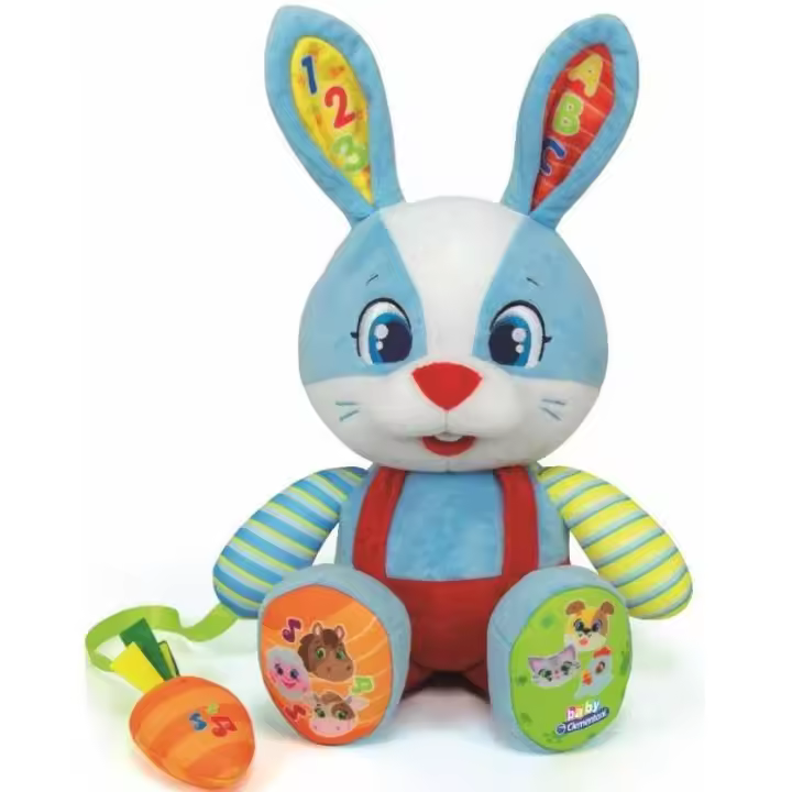 Peluche Conejo Parlanchín Valentín Clementoni - 1