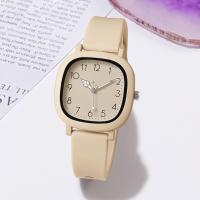 Reloj De Pulsera De Cuarzo Para Mujer Con Material De Silicona Y Acero Inoxidable Luminoso Color Gel Exquisito Accesorios Moda Casual - details 4