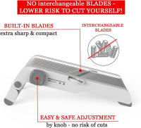 LMETJMA Slicercito De Verduras Ultra Afilado Corte De Alimentos Ajustable Espesor Diferente KC0450 Herramienta De Cocina - details 1