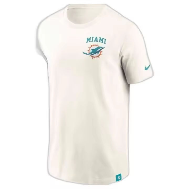 Camiseta de Manga Corta Fanatics Miami Dolphins - Essential Cotton para hombre en color blanco - 1