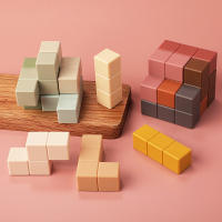 Juguetes De Bloques De Construcción De Silicona Alimentaria Para Bebés Educativos Montessori Reconocimiento De Formas Y Edad Temprana - details 6