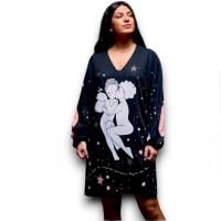 Vestido Ángeles de Anabel Lee, una prenda única de la colección de Navidad, llena de detalles mágicos . - details 0