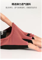 Guantes Deportivos Para Mujer Antideslizantes Y Absorbentes De Choque Medio Dedo Deportivos Al Aire Libre Transpirables Y Duraderos - details 9