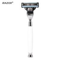 iRAZOR Afeitadora De Seguridad Clásica Tradicional Mach 3 Para Hombres Cuchilla De Metal Eco-friendly Regalo Para Barba Y Cabello Facial - details 5